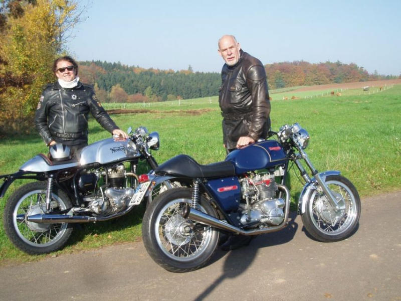 Manxman (left) + Uwe (right)