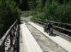 Scrambler auf Brücke Scrambler auf Brücke